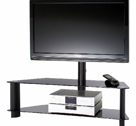 Alphason Sona APB1200/2 Black TV Stand `Sona