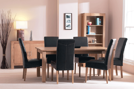 alpine Oak 5ft Dining Table and 4 or 6 Alpine