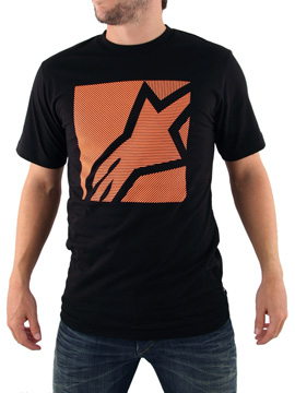 Alpinestars Black/Orange Linear T-Shirt