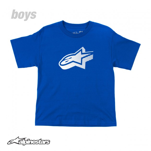 Boys Alpinestars Faded Classic T-Shirt - Royal