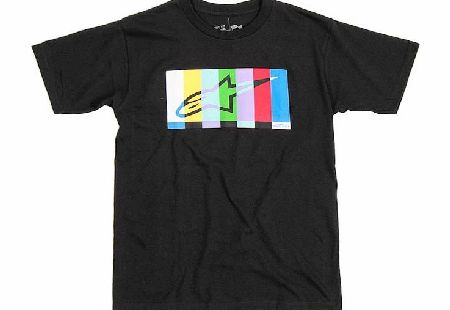 Alpinestars T-Shirt - Colorbar - Black 1111-72028