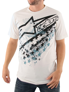 Alpinestars White Starburst T-Shirt