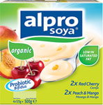 Alpro Soya Organic Peach and Mango and Red