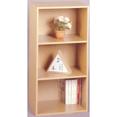 Alsapan Cube 3 Shelf Bookcase in Maple