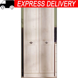 Alstons Stock - Oyster Bay 2 Door Wardrobe with Shelf
