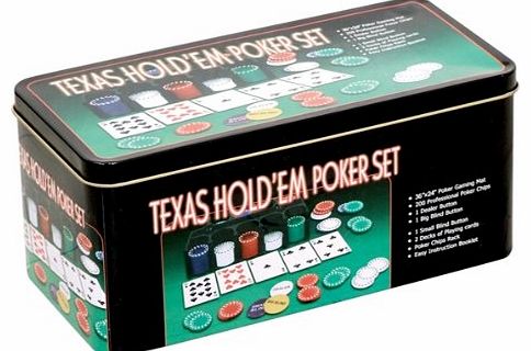 Texas Holdem Poker Set 200 Piece