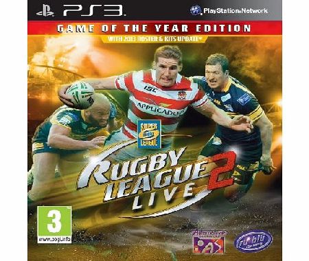 Alternative Software Rugby League Live 2 - Game Of The Year Edition (PS3)