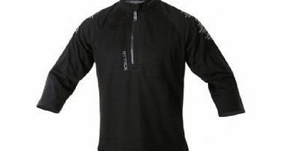 Attack 3/4 Sleeve Jersey Black