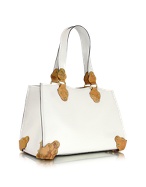 1a Prima Classe - Bahamas White Leather Tote Bag