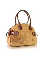 1a Prima Classe - Geo Patent Trim Bowler Handbag
