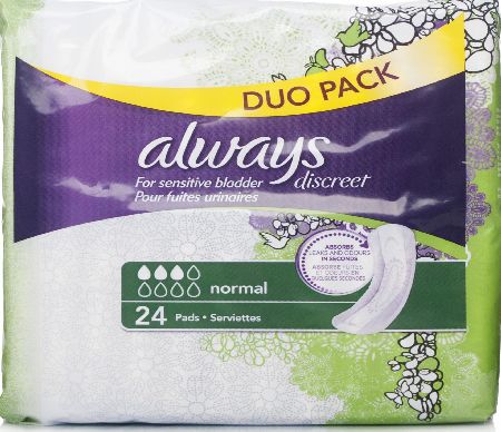 Always Discreet Normal Pads Value Pack