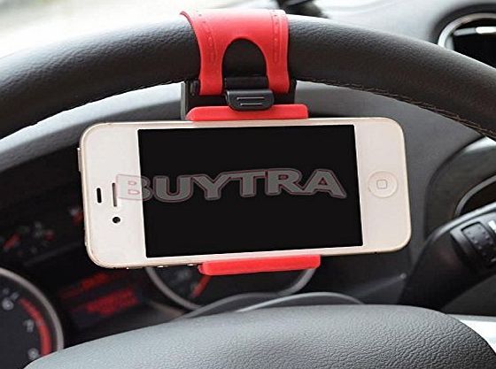 amazing-trading Car Steering Wheel Mount Holder For iPhone iPod Smart MP4 Phone GPS