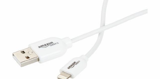 AmazonBasics Apple Certified Lightning to USB Cable - 3 Feet (0.9 Meters) - White