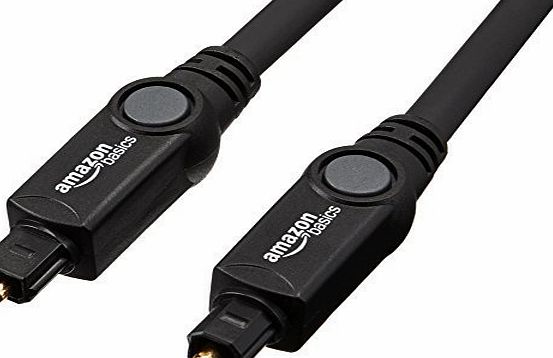 AmazonBasics Digital Optical Audio Toslink Cable (1 m / 3.3 Feet)