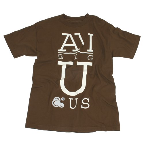 Mens ambiguous Stacked Crew Tee Brown