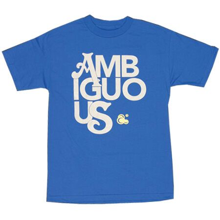 Ambiguous Swooped Royal Blue T-shirt
