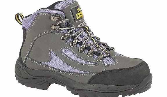 Amblers Steel Amblers Grey/Lilac Ladies Safety Boot 06