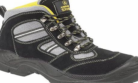 Amblers Steel Amblers Unisex Steel FS110 Safety Boot S1-P / Mens Womens Boots (8 UK) (Black)