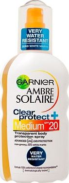 Ambre Solaire, 2041[^]10051268 Garnier Ambre Solaire Clear Protect Spray SPF20