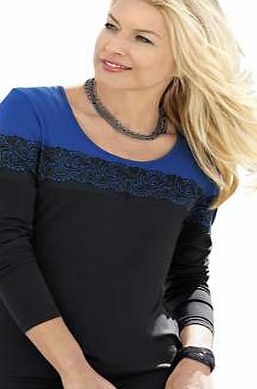 Ambria Lace Border Top