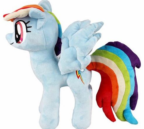 Plush Soft Toy Stuffed Animal Figures Poke Doll 16`` Rainbow Dash