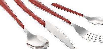 Amefa Eclat 24 Piece Cutlery Set - Red