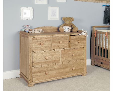 Amelie Oak Changer / Chest of Drawers (Amelie