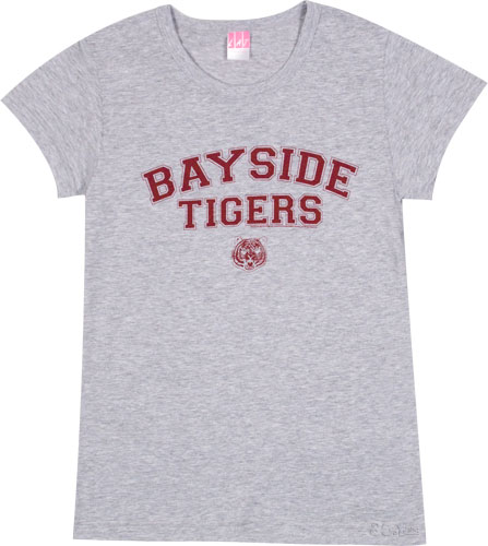 American Classics Grey Marl Bayside Tigers Ladies Logo T-Shirt