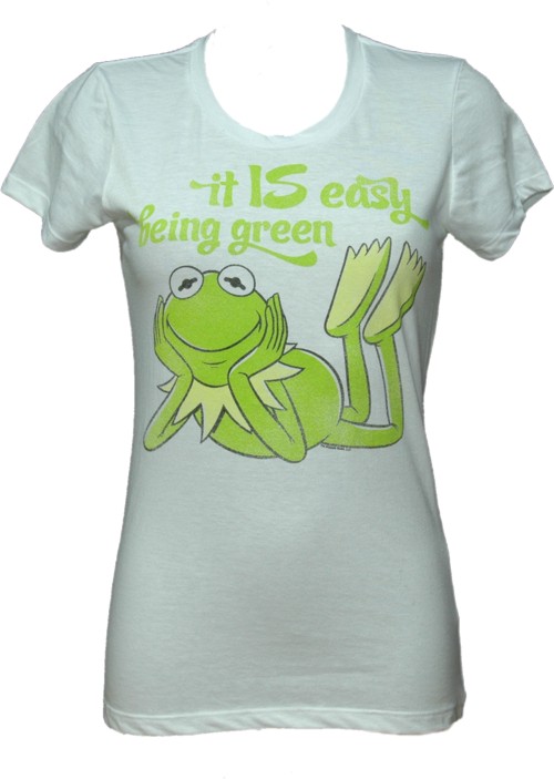 It Is Easy Being Green Ladies Kermit T-Shirt from American Classics