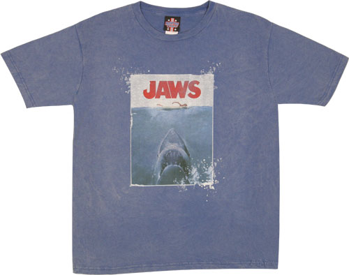 American Classics Jaws Movie Poster Mens T-Shirt from