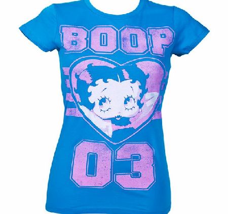 Ladies Betty Boop Collegiate T-Shirt from