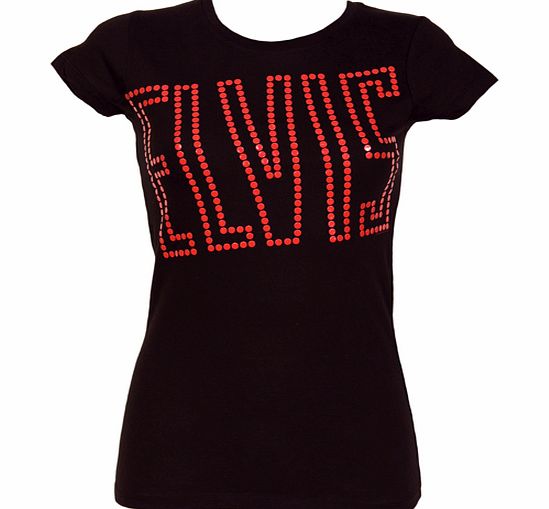 Ladies Elvis Neon Lights T-Shirt from American