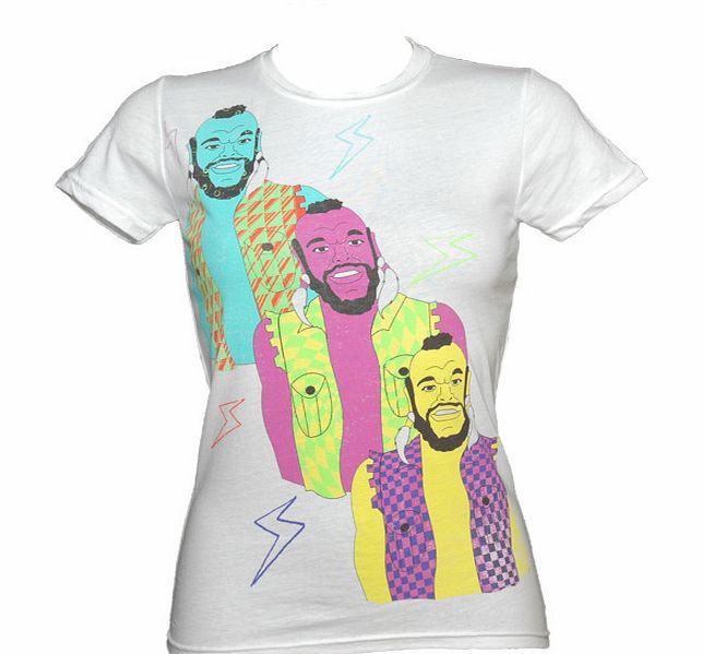 American Classics Ladies Neon Mr T T-Shirt from American Classics