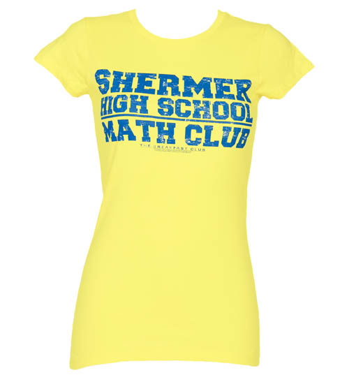 American Classics Ladies Shermer Maths Club Breakfast Club T-Shirt