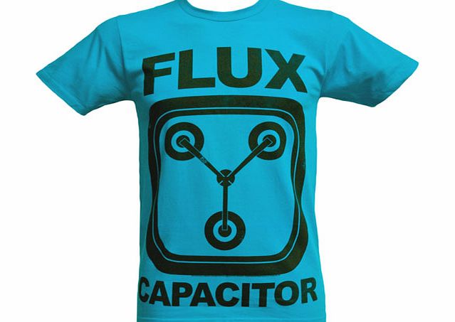 Men` Blue Back To The Future Flux Capacitor T-Shirt from American Classics