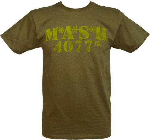 American Classics Men` Distressed M*A*S*H Logo T-Shirt from American Classics