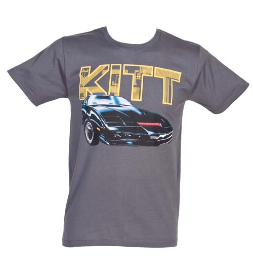 American Classics Mens Charcoal KITT Knight Rider T-Shirt
