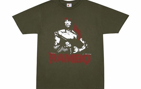 American Classics Red Bandana Men` Rambo T-Shirt From American Classics