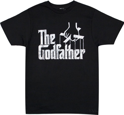 The Godfather Movie Logo Men` T-Shirt from American Classics