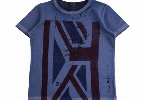 American Outfitters Autograph T-shirt Blue `4 years,6 years,8