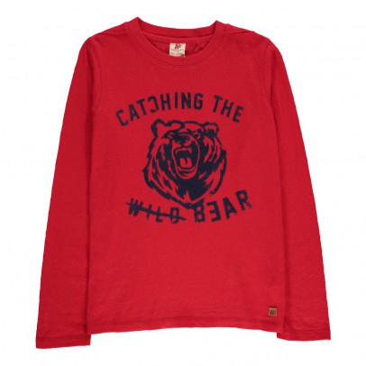 American Outfitters Bear T-shirt Red `2 years,4 years,6 years,8