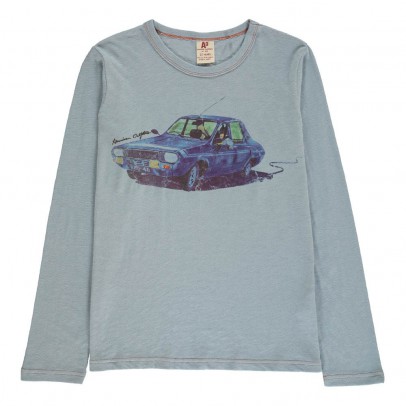 American Outfitters Car T-shirt Light blue `2 years,4 years,6