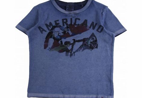 American Outfitters Comics Americano T-shirt Blue `2 years,4