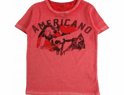 American Outfitters Comics Americano T-shirt Red `2 years,4