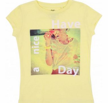 Have a Nice Day T-shirt Lemon yellow `8 years,10