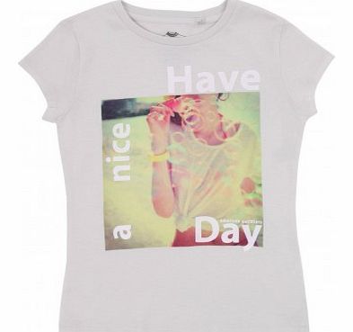 Have a Nice Day T-shirt Light grey `6 years,8