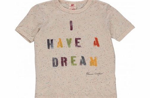 American Outfitters I Have A Dream T-shirt Heather white `2 years,4