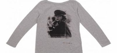 American Outfitters Kate Moss T-shirt Light grey `6 years,8 years,10