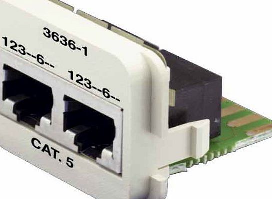 AMP/TYCO ELECTRONICS Tyco Electronics AMP ACO Ins.HP Dual BT 0-0183636-5 please note: german product but we supply a UK adapter if necessary