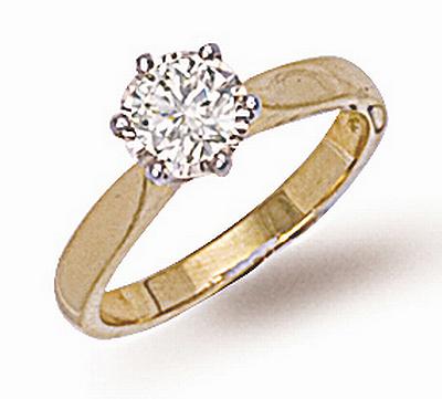 Ampalian Jewellery 18 Carat Gold Diamond Engagement Ring (R13)